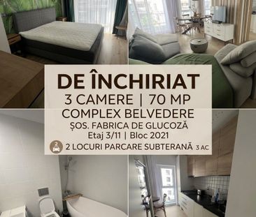 3 camere Belvedere Residences Fabrica de Glucoză 2 locuri parcare - Photo 1