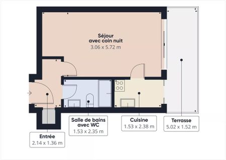 Location Appartement 1 pièce 27m² NICE 06300 - Photo 3