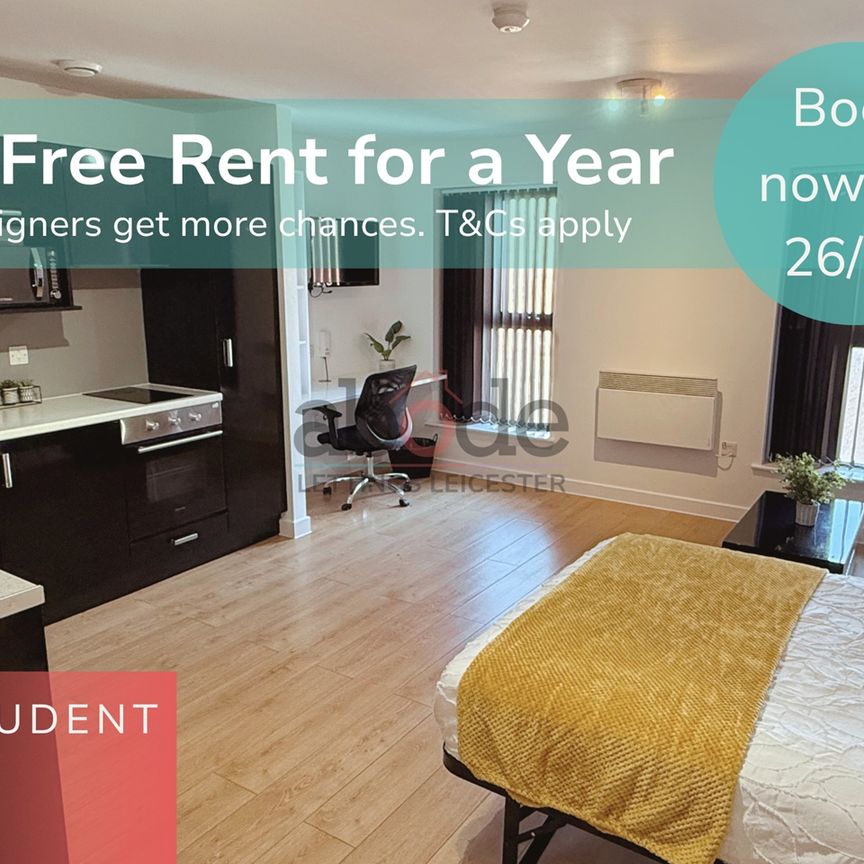 Studio Flat, London Road, LE2 - Photo 1