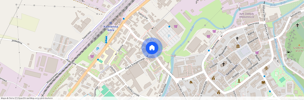 ul. Papieża Jana Pawła II, Kamienna Góra, kamiennogórski, dolnośląskie