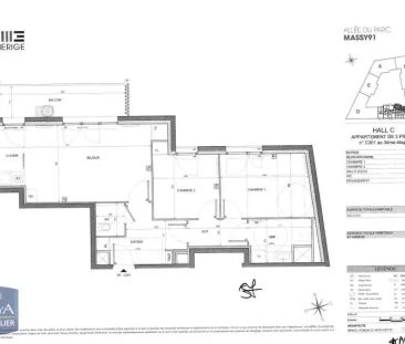 Appartement à louer 3 pièces 62.81m² - Photo 2