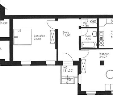** Großzügig geschnittene 2-Zimmer-Whg. mit Fußbodenheizung und Par... - Photo 3