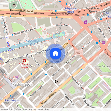 Praed Street, Paddington, London, W2