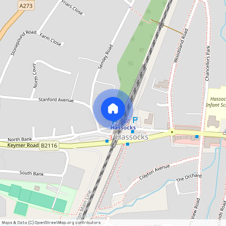 Station Approach West, 9 Station Cottages Station Approach West, BN6