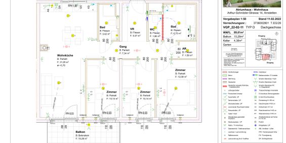 4-Zimmer-Wohnung mit Balkon, Top 28 - Photo 3