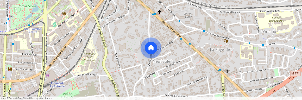 rue des Neuf Soleils, Clermont-Ferrand