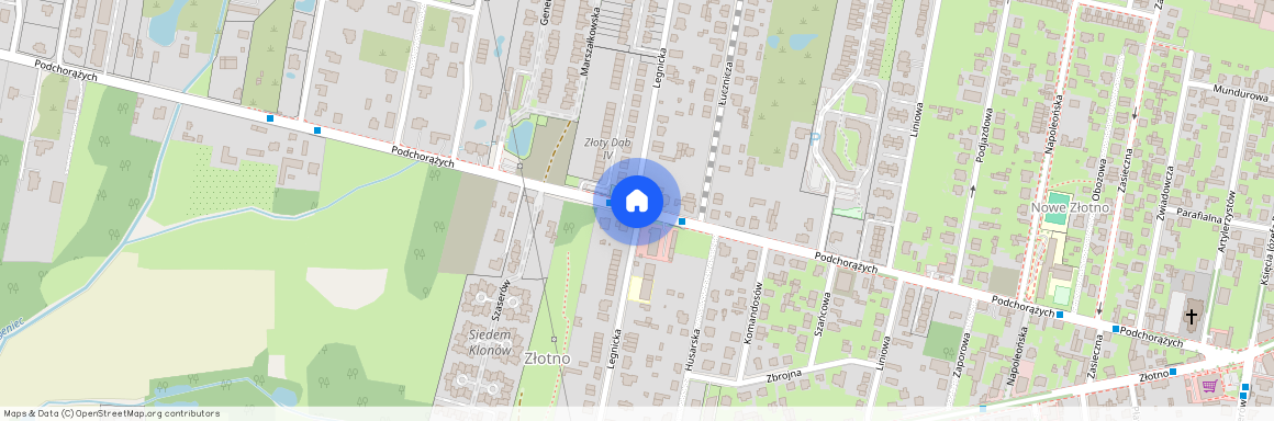 ul. Podchorążych, Złotno, Polesie, Łódź, łódzkie