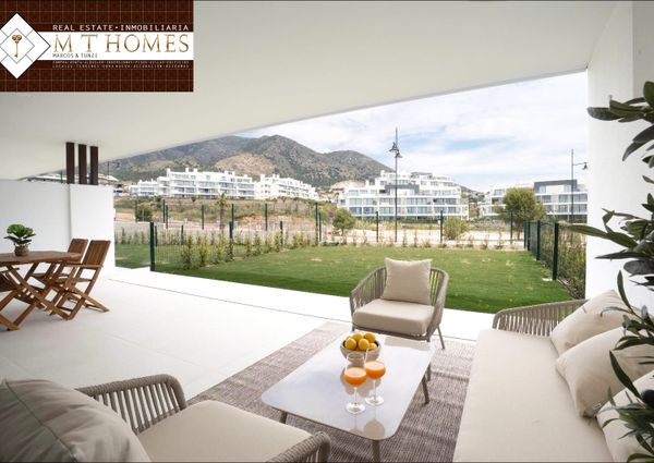 BRAND-NEW LUXURY GROUND FLOOR APARTMENT – EL HIGUERÓN – PRIVATE GARDEN & LARGE TERRACE – WALKING DISTANCE TO RESORT AMENITIES