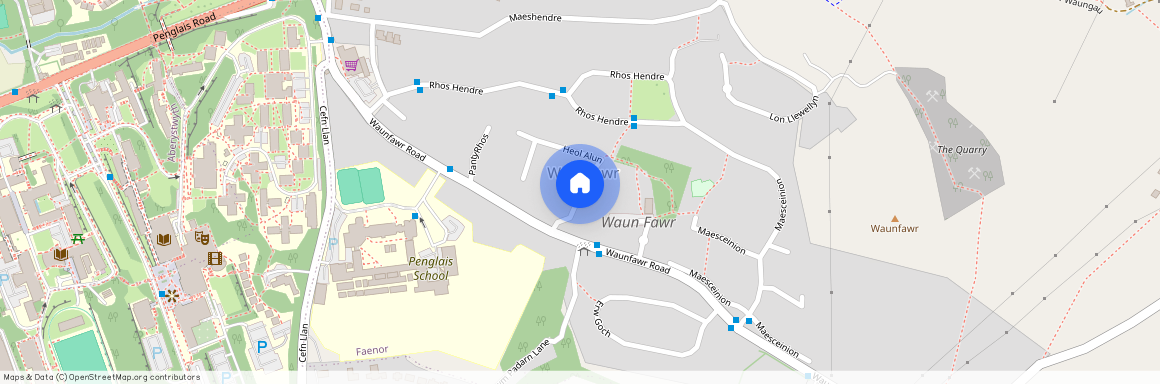 Heol Alun, Waunfawr, Aberystwyth