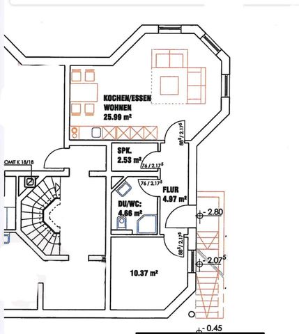 Zu Vermieten: 2-Zimmer Souterrainwohnung in Bickenbach - Photo 4
