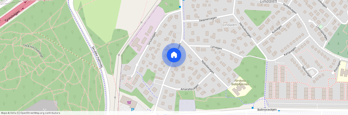 Linblomsvägen, Tyresö