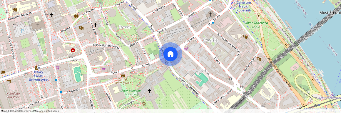 ul. Tamka, Powiśle, Śródmieście, Warszawa, mazowieckie