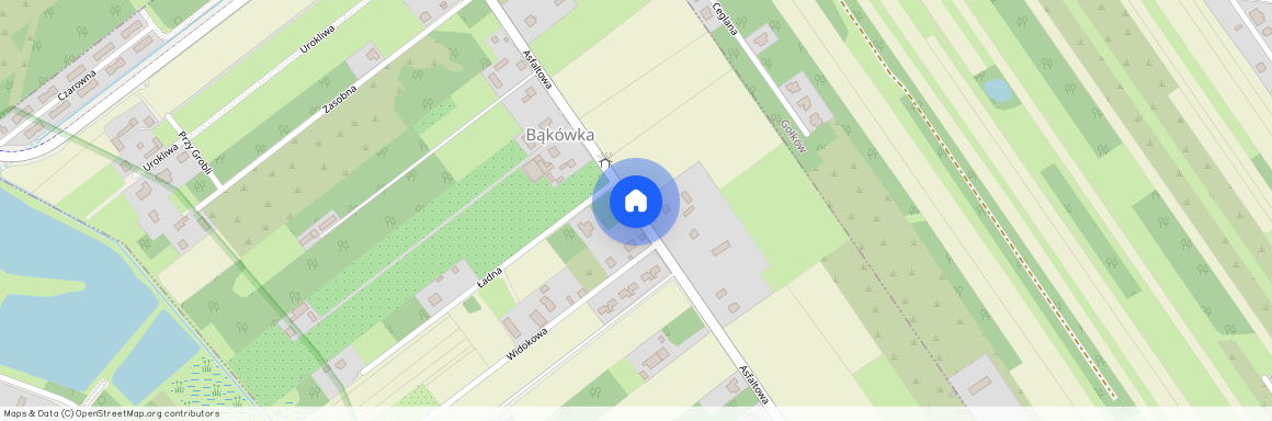 MAZOWIECKIE piaseczyński ul. Czarowna, Bąkówka