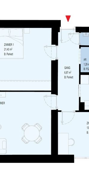 ERSTBEZUG NACH SANIERUNG | LOGGIATRAUM | LICHTDURCHFLUTETE, OPTIMAL-AUFGETEILTE 3 ZIMMER | TOPLAGE IN GRINZING - Photo 2
