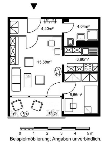 Gemütliche 2-Zimmer-Wohnung in Darmstadt-Kranichstein - Photo 4