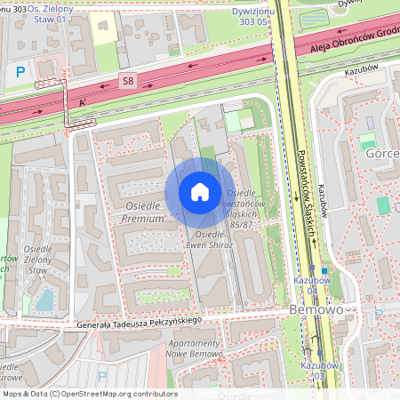 ul. Powstańców Śląskich, Górce, Bemowo, Warszawa, mazowieckie