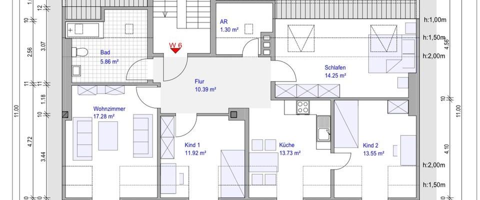 Traumhafte ca. 90 m² Dachgeschosswohnung – komplett kernsaniert - Photo 1