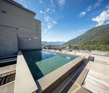 2,5 locali moderno con piscina e vista Alpi - Arbedo - Photo 4