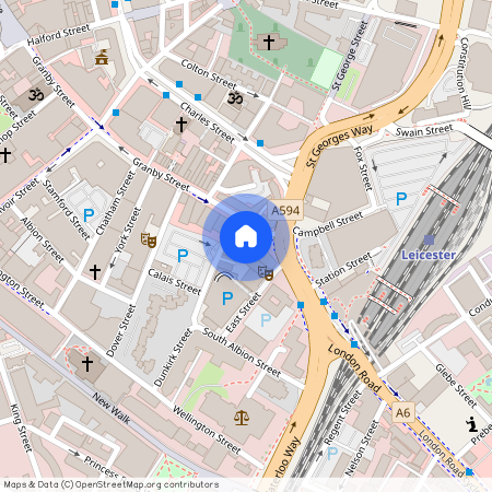 Granby Apartments, Granby Street, Leicester, LE1