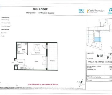 Appartement à louer 2 pièces 42.3m² - Photo 3