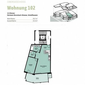 2.5-Zimmer-Neubauwohnung im Breitequartier "Sunneburgguet" - Foto 3