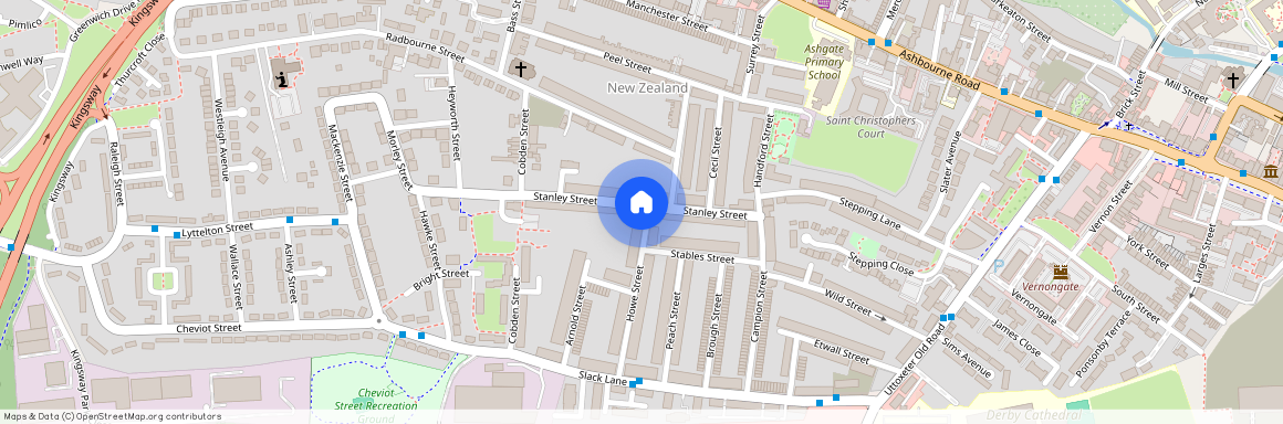 2 Bedroom Terraced House, Howe Street, Derby Centre