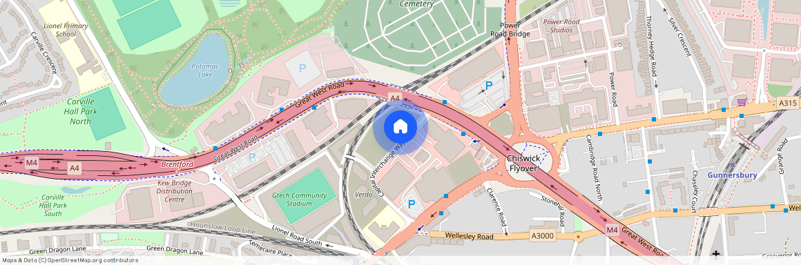 M-30, Kew Curve, Capital Interchange Way, Brentford, TW8 0EX