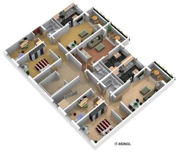 Moderne 3-Zimmer-Wohnung mit Balkon - direkt am Wald - Foto 4