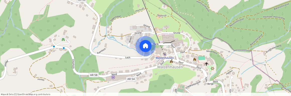 Loch 1307, 9428 Walzenhausen