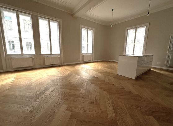 MÖLLWALDPLATZ, U1-NÄHE, 124 m2 ALTBAU, Wohnküche, 2 Zimmer, klimatisiert, 2 Bäder, Parketten, Loggia, 1. Liftstock, provisionsfrei - Foto 1