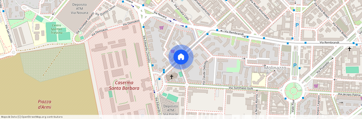 Via Domenico Millelire, Milan, Lombardy 20147