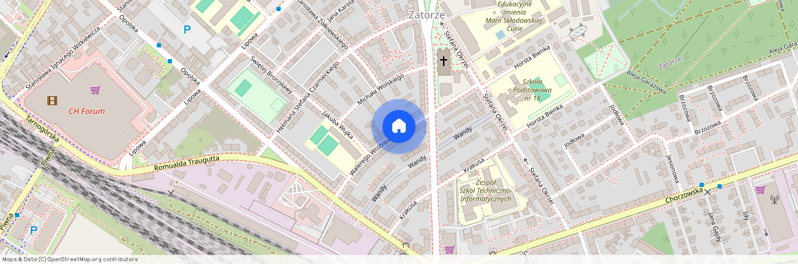 ul. Walerego Wróblewskiego, Zatorze, Gliwice, śląskie