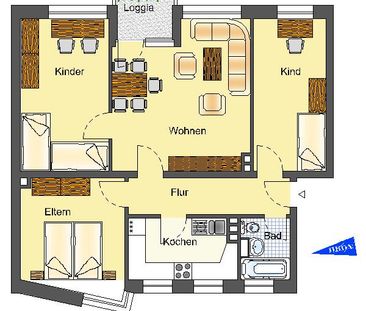 Demnächst frei! 3-Zimmer-Wohnung in Detmold Knochenbach - Foto 4