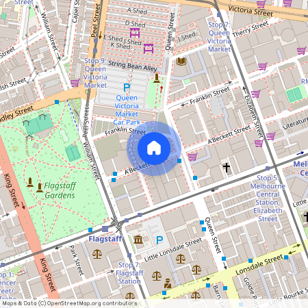 192 A'Beckett St Melbourne VIC 3000, Australia
