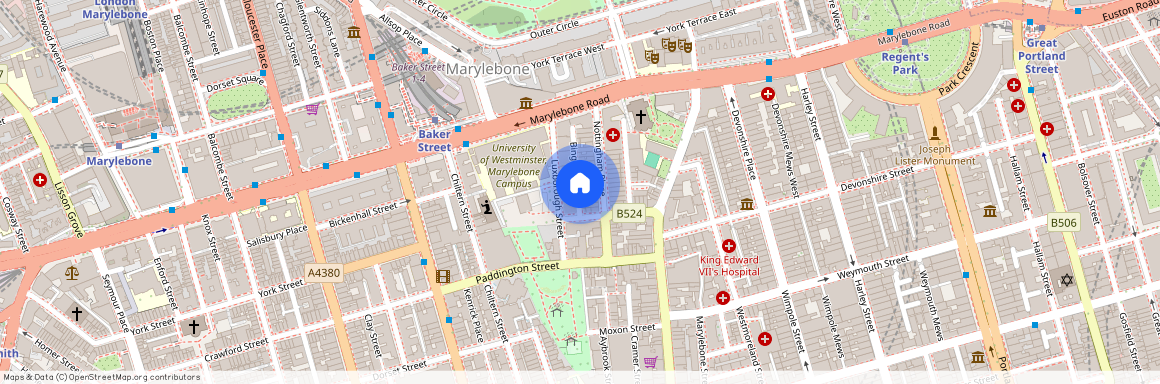 Marylebone, Nottingham Place, W1U 5LH, London