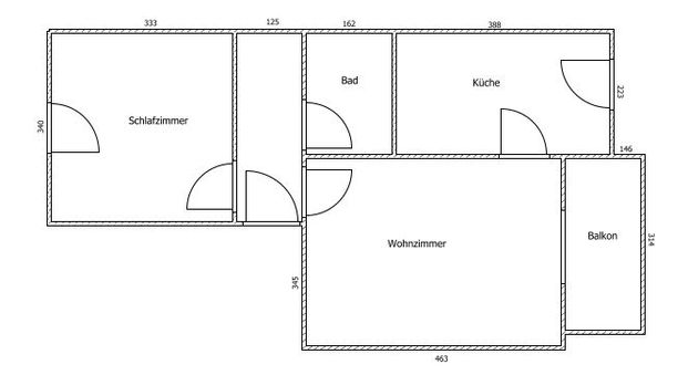 2-Raum in Velgast z.01.10.24 mit Balkon frei! Ggf. m. EBK! - Photo 1