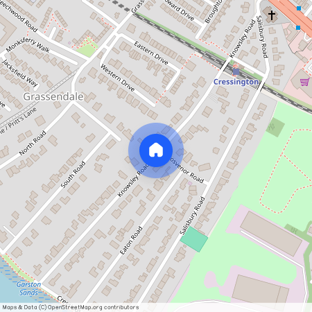 Knowsley Road, Liverpool, Merseyside, L19