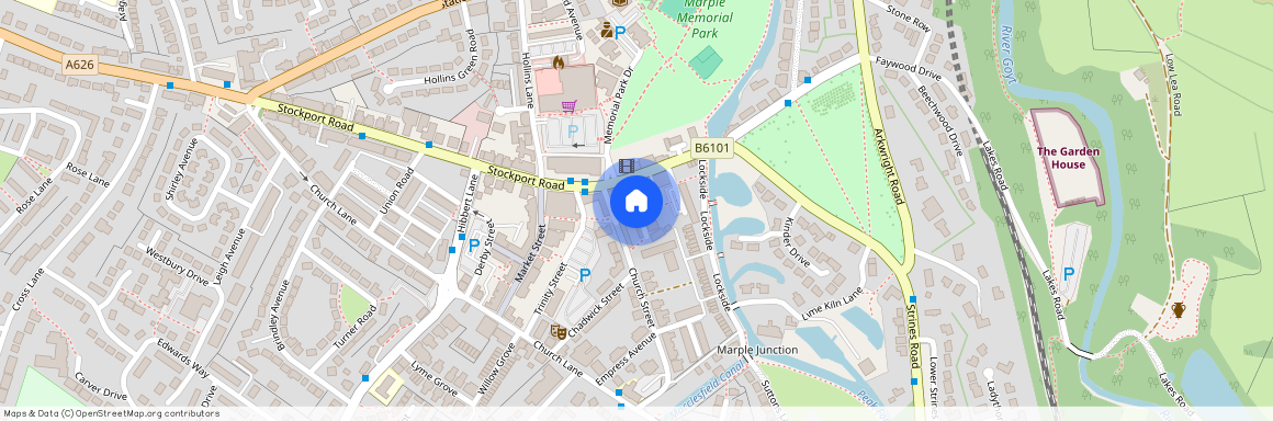 Queen Street, Marple, Stockport, Greater Manchester, SK6