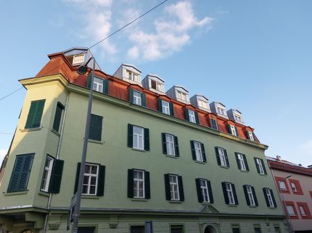 NEUBAUGASSE NAHE LENDPLATZ: SONNIGE MÖBLIERTE SINGLE DG-GARCONNIERE UM € 499,-- inkl. BK - Foto 2