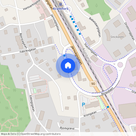 Jättestagatan, Kramfors