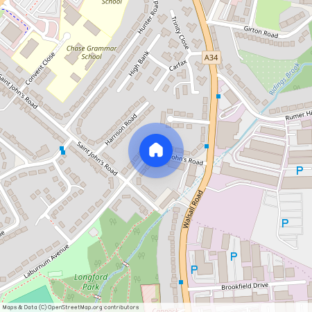 St John's Road, Cannock, WS11 0AJ