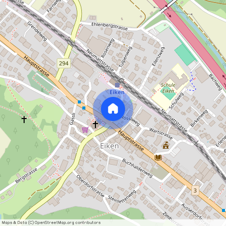 5074, Eiken, Bahnhofstrasse, 1