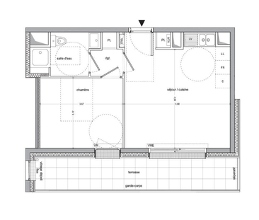 Location Appartement 2 pièces 41m² NANTES 44300 - Photo 4