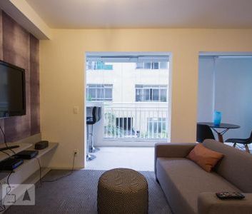 Studio para alugar com 36m², 1 quarto e 1 vaga - Foto 1