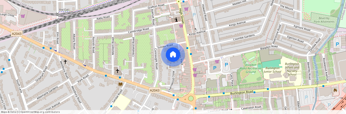 Sussex Close, New Malden, South West London