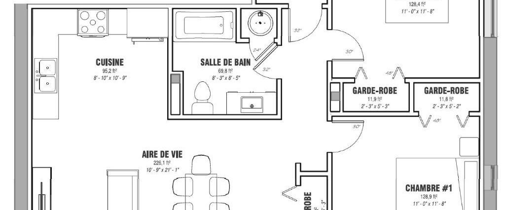 Logement Neuf (4½) Dans Un Triplex - Photo 1