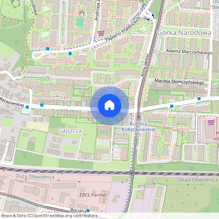 ul. Kuźnicy Kołłątajowskiej, Górka Narodowa, Prądnik Biały, Kraków, małopolskie