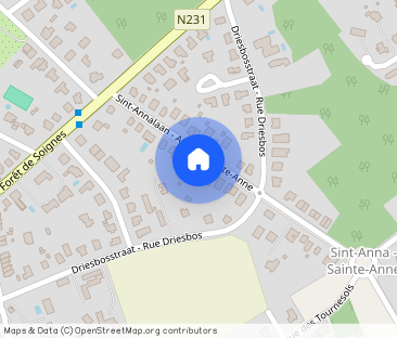 Huis te RHODE-SAINT-GENESE (1640) - Photo 1