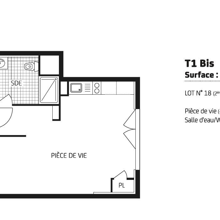 Appartement 1 pièce - Photo 2