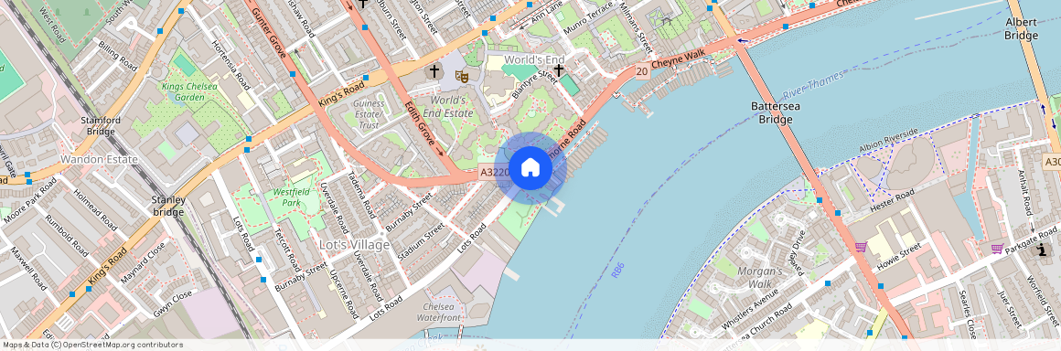 Chelsea Wharf Residences, 15 Lots Road, SW10 0QJ, London